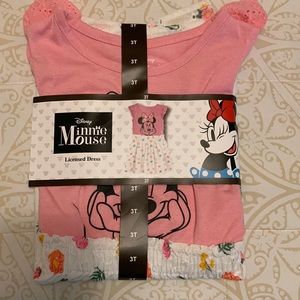 NWT Disney Minnie Mouse licensed dress 3T